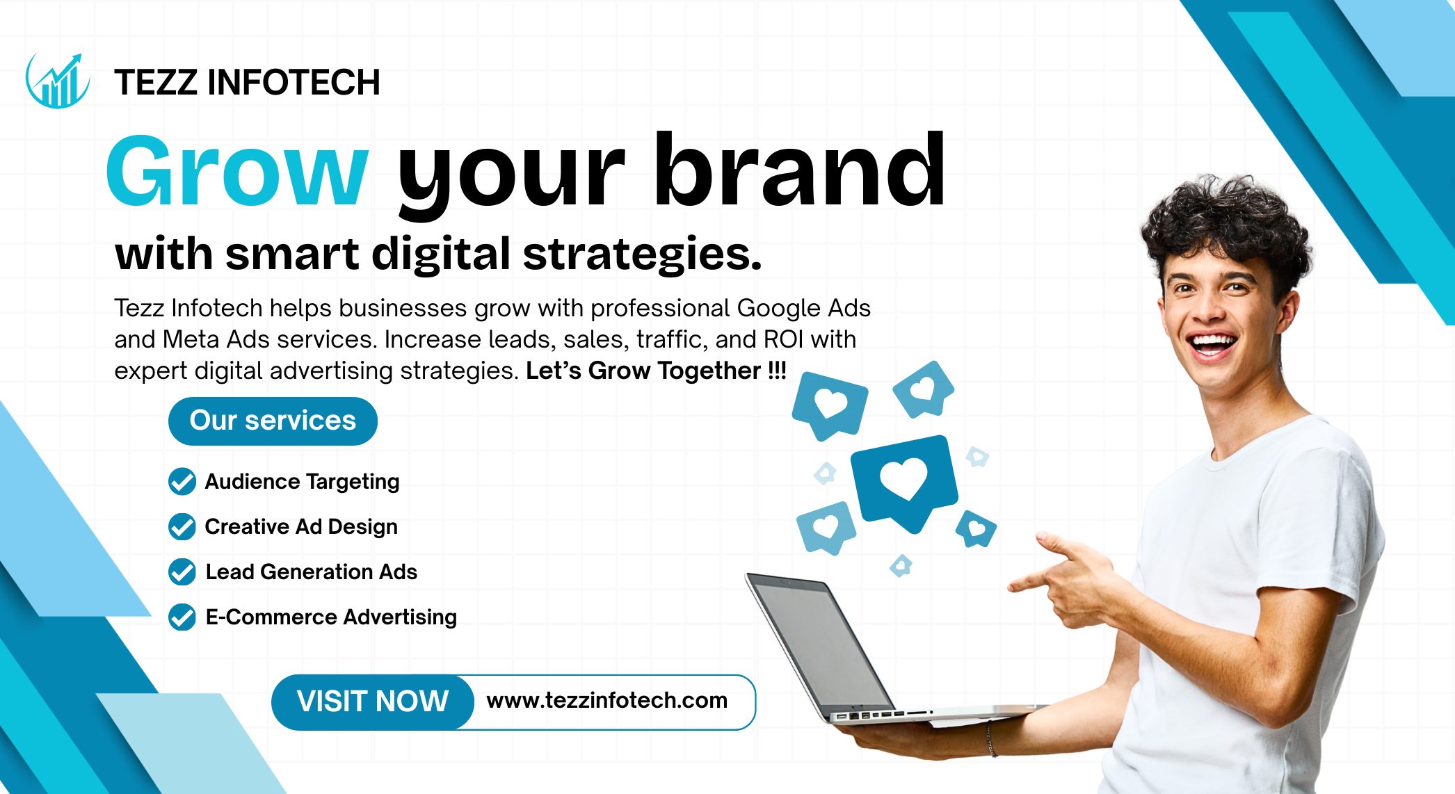 How Tezz Infotech Helps Businesses Grow with Google & Meta Ads