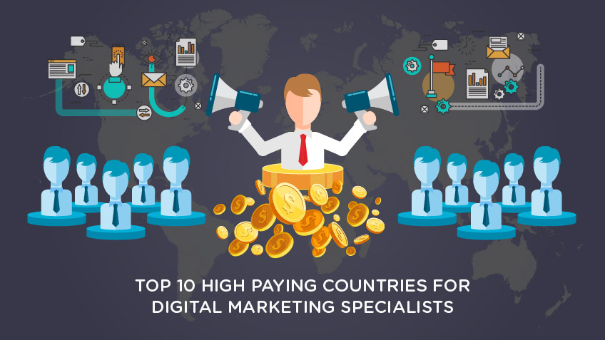 Top 10 High Paying Countries for Digital Marketing Specialists